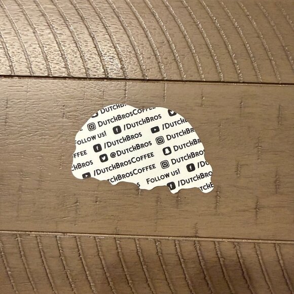 Dutch Bros October 2017 Vampire Lips Sticker RARE - Picture 2 of 4